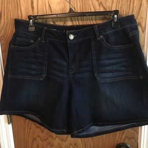 Lane Bryant short shorts (2 pair)